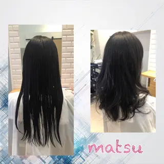 ロング MATSU 🌟韓国🇰🇷のヘアスタイル