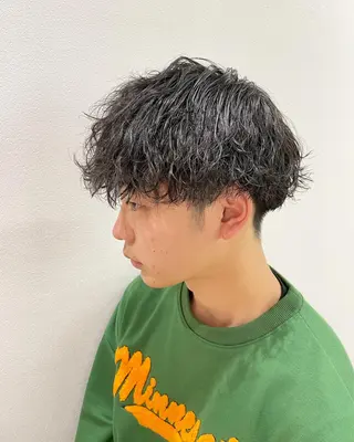 パーマ メンズ メンズ特化美容師小島 慧太のヘアスタイル