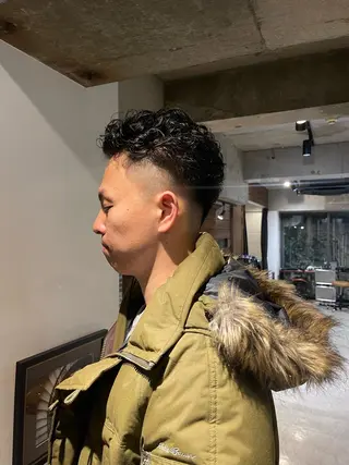 パーマ イージーパーマ募集 平口はのんのヘアスタイル