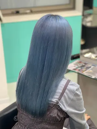 セミロング mana/髪質改善/ ヘアセット/パーマのヘアスタイル