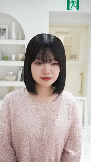 ショート カラー 透明感グレージュ カラー大夢🫧のヘアスタイル