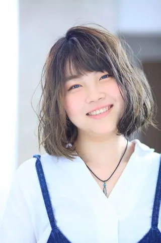 ミディアム カラー 【大人ショート/ボブ モデル募集】　Seiのヘアスタイル