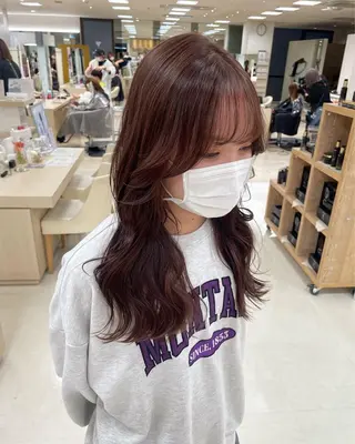 ロング カラー 暖色レイヤー 🥀REIRIのヘアスタイル