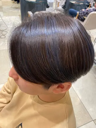 ショート カラー メンズ 池西 佳穂のヘアスタイル