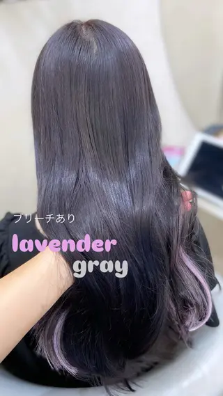 ロング カラー 新宿/韓国ヘア 中明度カラー/かやのヘアスタイル