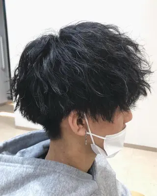 ショート パーマ メンズ 小林 優太 メンズパーマ✨のヘアスタイル