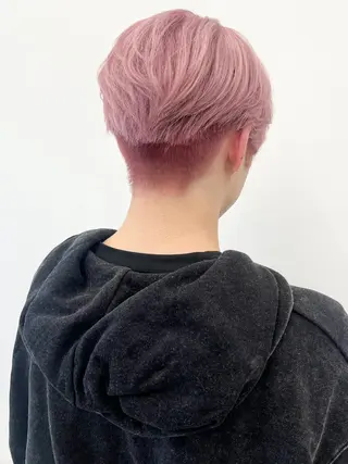 ショート カラー メンズ HARU//原宿🤍 リピート率NO.1のヘアスタイル