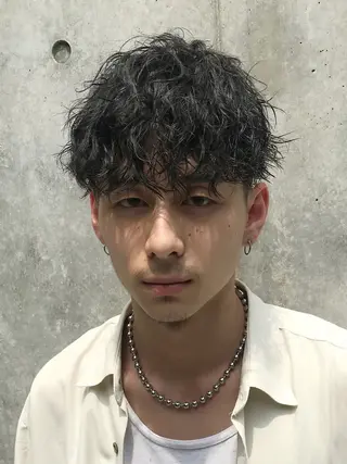 パーマ メンズ 当日予約⭕️ fifth渋谷太田のヘアスタイル