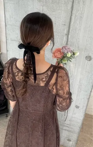 ロング ヘアアレンジ Reve resort所属・美髪× ヘアセット✨Araiのヘアスタイル