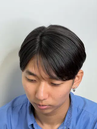 ショート パーマ メンズ 【髪質改善/縮毛矯正 /カラー】ホサカのヘアスタイル