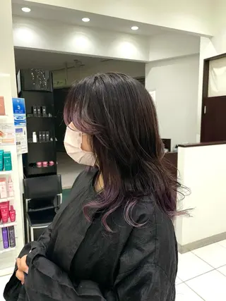 ロング カラー 今だけカット無料✨ 表参道美容師 井出光のヘアスタイル