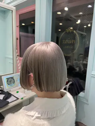 ミディアム カラー 🧸ミルクティー🧸 kousei🧸のヘアスタイル
