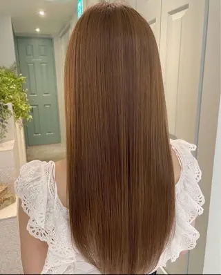 ロング 縮毛矯正/美髪カラー 松田空優哉のヘアスタイル