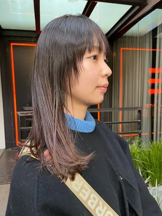 ミディアム Luxe所属・Luxe表参道 髪質改善　奈良のヘアスタイル