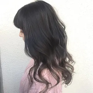 ロング カラー ラブーケ中川中島店 クラタチカコのヘアスタイル