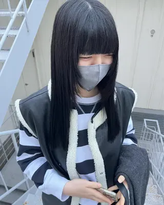 ロング ハイトーン/ショート 村上淳乃🐥のヘアスタイル