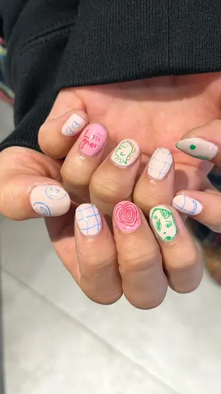 ネイル メンズパーマ/ メッシュ📍ユリのヘアスタイル