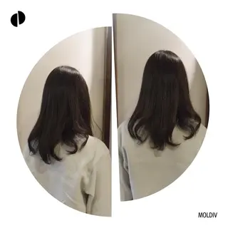 セミロング カラー ✨縮毛矯正✨髪質改善 ナカシマ ユミのヘアスタイル