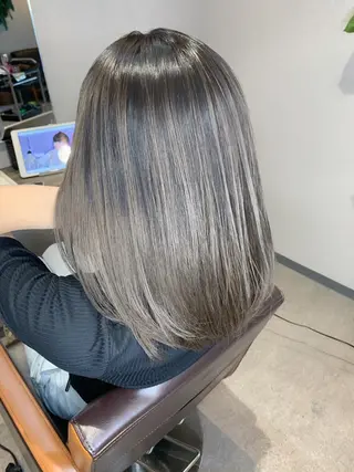 ミディアム カラー 山本 貴弘のヘアスタイル