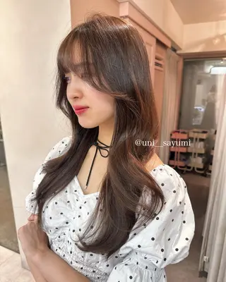 ロング 韓国ヘア🦢🖤 Sayumiのヘアスタイル