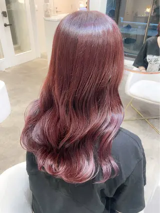 カラー ミディアム/顔周り/ ベージュ🌼mayuのヘアスタイル