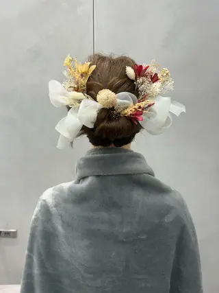 ロング 卒業式ヘアセット🎀 ヘアアレンジのヘアスタイル