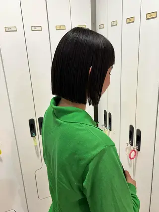 ショート ぷつっとボブ/ちゅる ピンク/mika☆のヘアスタイル