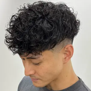 ショート パーマ メンズ 立川/メンズパーマ 厚進太郎のヘアスタイル