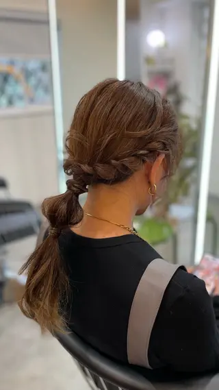 ロング ヘアアレンジ ARARE HAIR みゆきのヘアスタイル