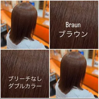 ミディアム カラー 小川 涼のヘアスタイル