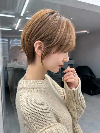 ショート COALL nex the salon所属・Riria✨ レイヤーカットのヘアスタイル
