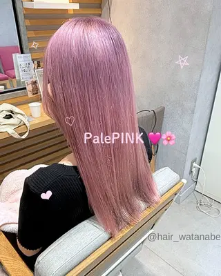 ロング カラー 韓国hair ·͜· watanabeのヘアスタイル