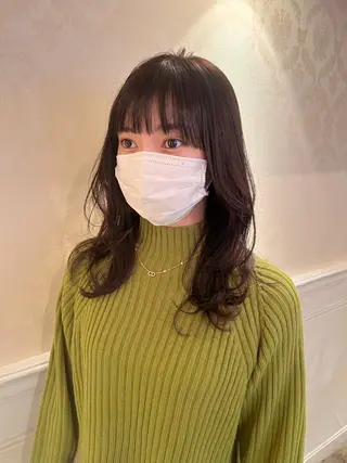 セミロング NAO🌿似合わせ トレンドhairのヘアスタイル