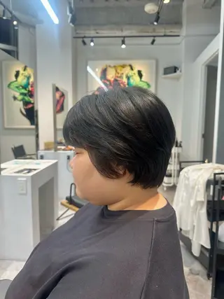 ショート ごとう さなのヘアスタイル