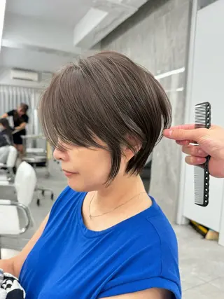 ショート カラー ショート/似合わせ/ 透明感カラー古市唯人のヘアスタイル