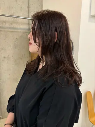 セミロング カラー NOUN所属・eri kinjoのヘアスタイル