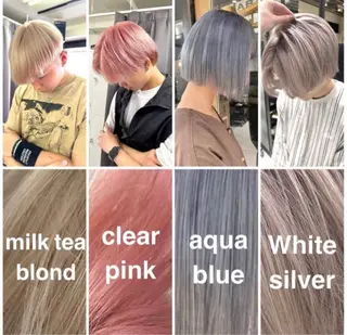 ショート カラー 似合わせ小顔ショート /akane🐰♥️のヘアスタイル