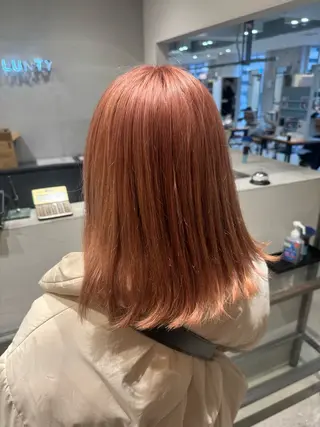 ミディアム 🌶推しカラー RINA🌶´-のヘアスタイル