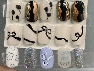 メンズ ネイル akari✨ 韓国風、メンズネイルのネイルデザイン