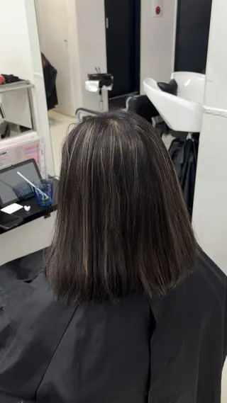ショート カラー ALIVE原宿🖤 カラーリストるねこのヘアスタイル
