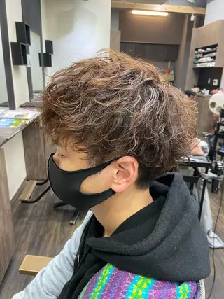 ショート メンズ レオ所属・仁和山 晃のヘアスタイル