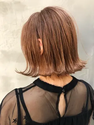 ショート カラー パーマ ヘアアレンジ TOMO GEEKS代表のヘアスタイル