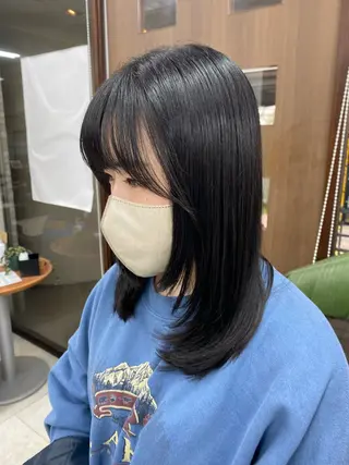 セミロング 月野涼風 /レイヤーカットのヘアスタイル