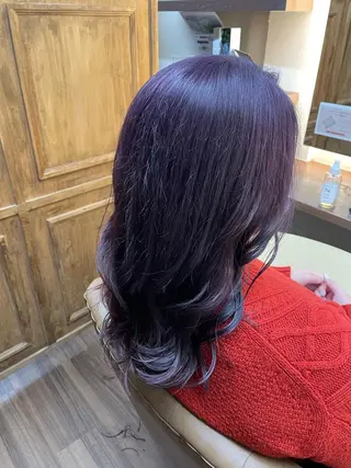 ロング カラー 山本 純平のヘアスタイル