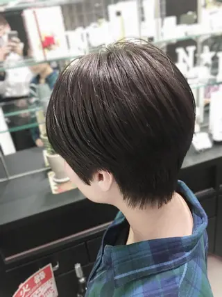 ショート カラー パーマ Hair design Na.B所属・ジユン 지윤のヘアスタイル