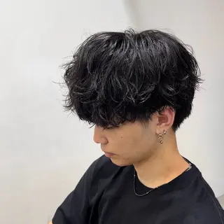 パーマ メンズ 当日予約⭕️ fifth渋谷太田のヘアスタイル
