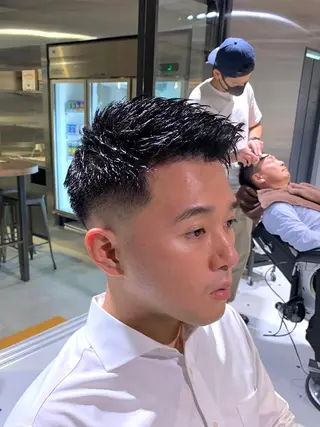 ショート メンズ FRANKS BARBER and BEER CLUB所属・メンズカット 大畑公平のヘアスタイル