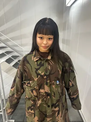 カラー オノギ シホのヘアスタイル