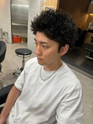 カラー メンズ専門美容室 💠BLUCK横浜のヘアスタイル