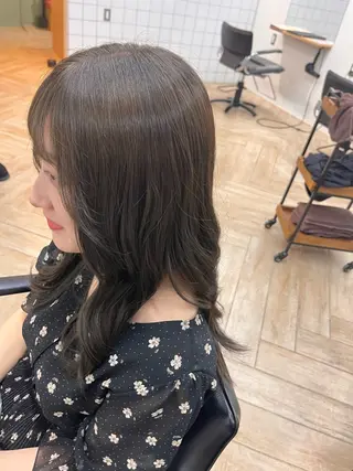 カラー LUVISM万代 佐藤里咲/新潟万代のヘアスタイル